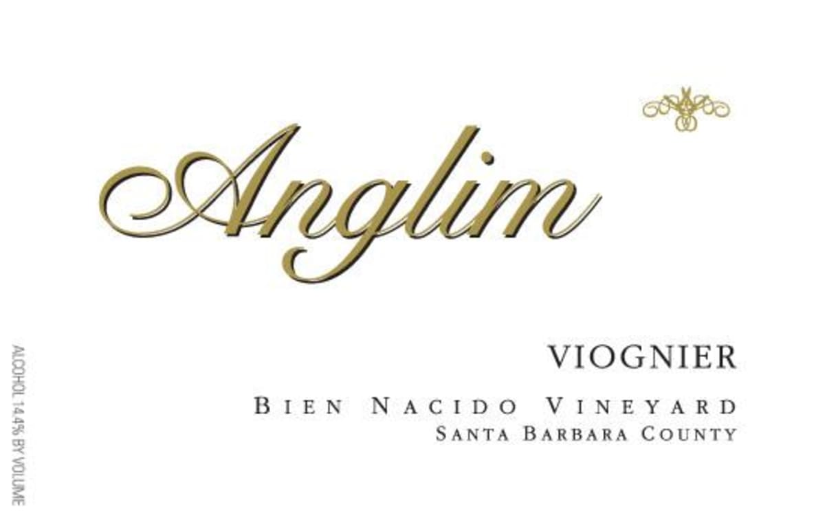 Anglim Winery Bien Nacido Viognier 2013 Front Label
