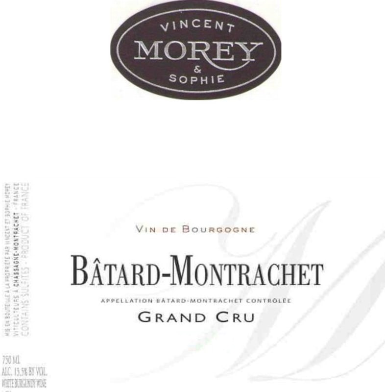 Domaine Vincent & Sophie Morey Batard-Montrachet Grand Cru 2011 Front Label