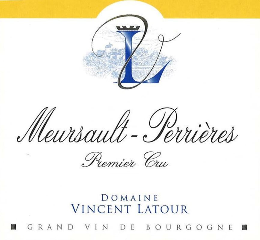 Domaine Vincent Latour Meursault-Perrieres Premier Cru 2014 Front Label