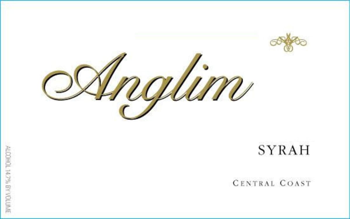 Anglim Winery Syrah 2011 Front Label