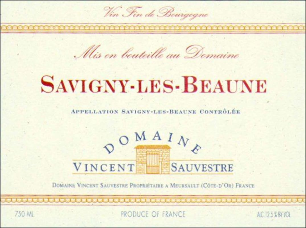 Domaine Vincent Sauvestre Savigny-les-Beaune 2009 Front Label