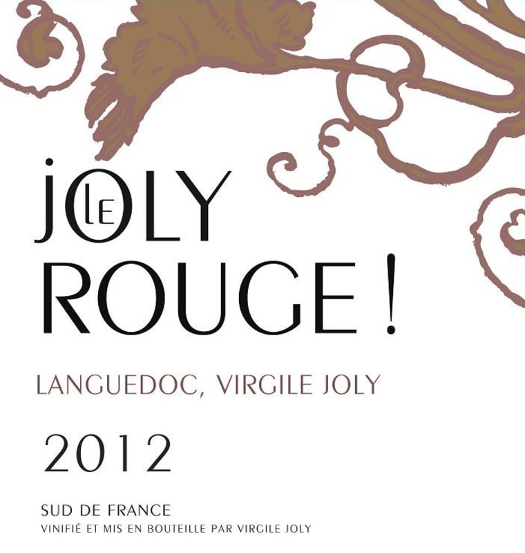Domaine Virgile Joly Languedoc Le Joly Rouge 2012 Front Label