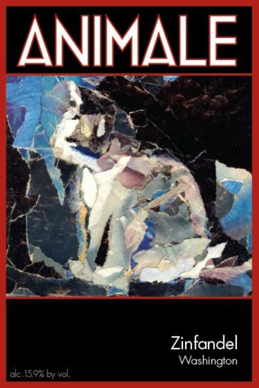 Animale Zinfandel 2010 Front Label