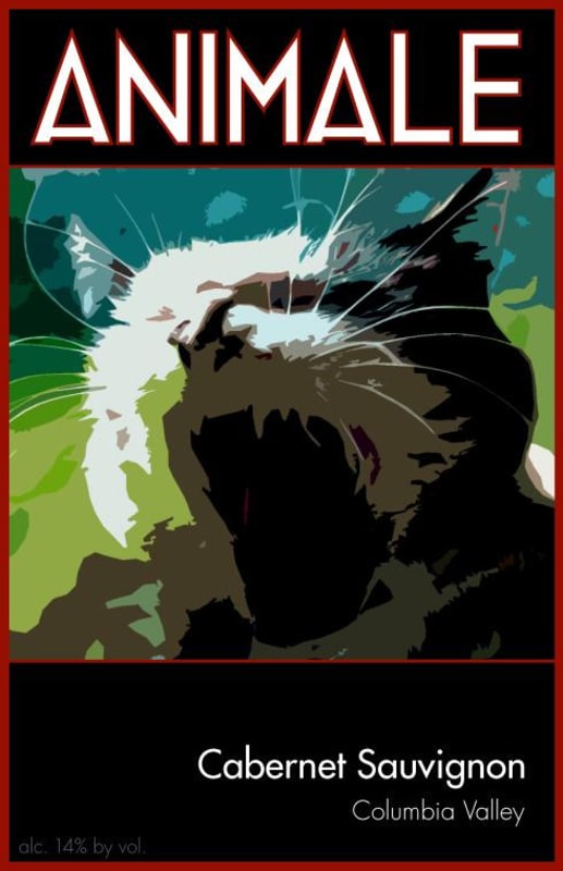 Animale Cabernet Sauvignon 2012 Front Label
