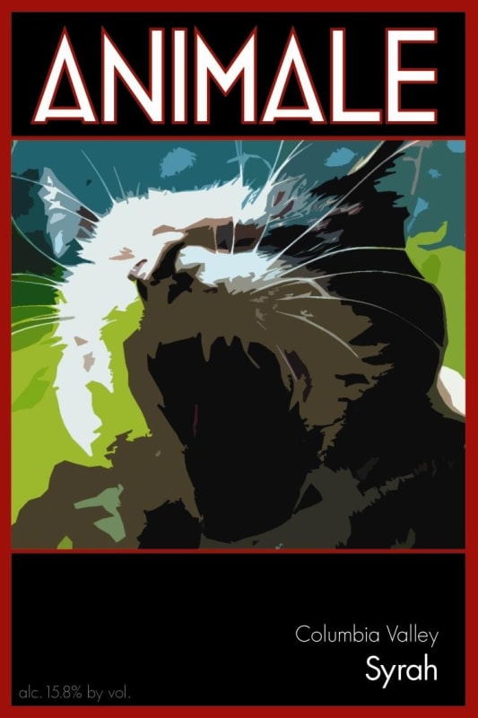 Animale Syrah 2012 Front Label