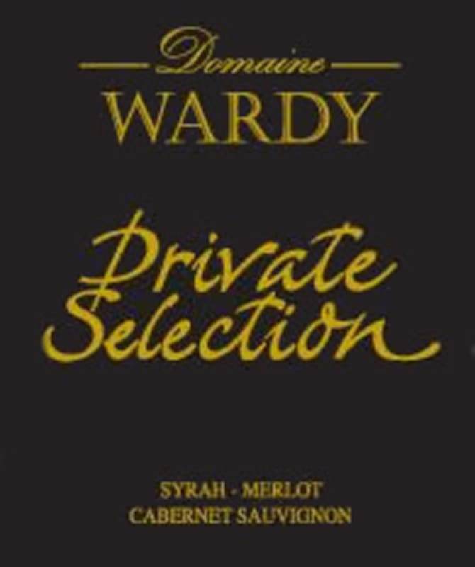 Domaine Wardy Private Selection Red 2006 Front Label