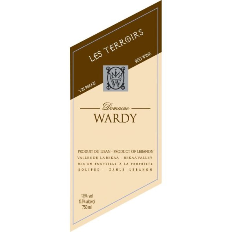 Domaine Wardy Les Terroirs Red 2011 Front Label
