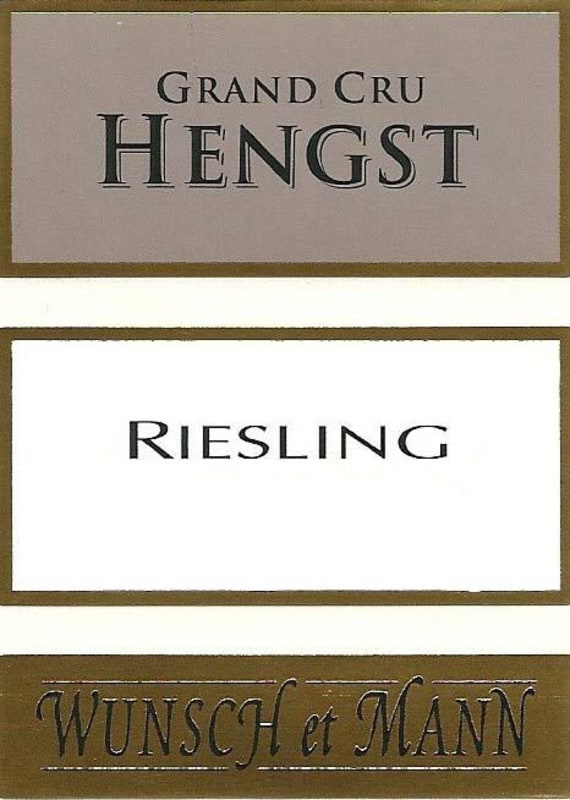 Domaine Wunsch et Mann Hengst Grand Cru Riesling 2010 Front Label