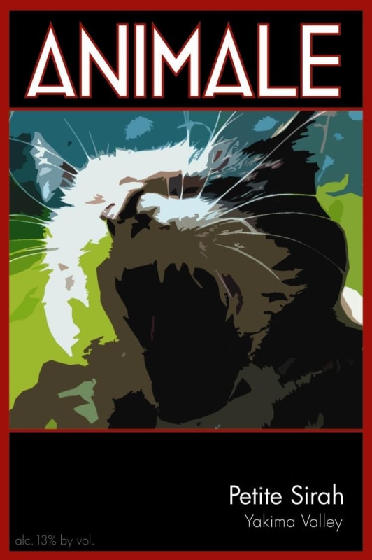 Animale Petite Sirah 2011 Front Label