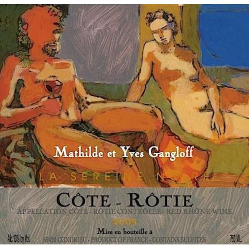 Domaine Yves et Mathilde Gangloff Cote Rotie La Sereine Noire 2009 Front Label