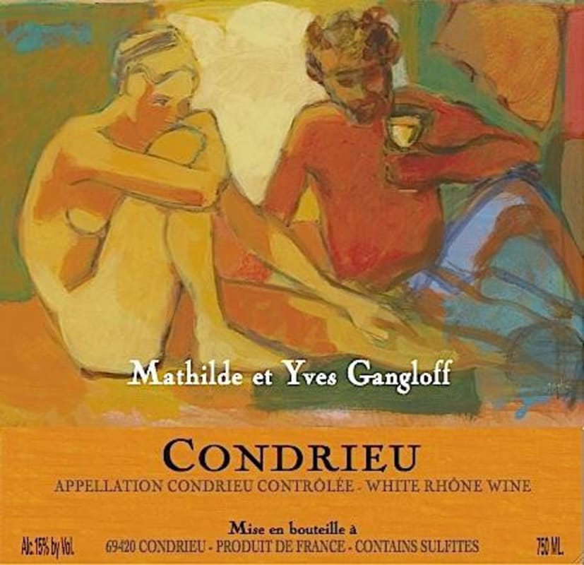 Domaine Yves et Mathilde Gangloff Condrieu 2014 Front Label