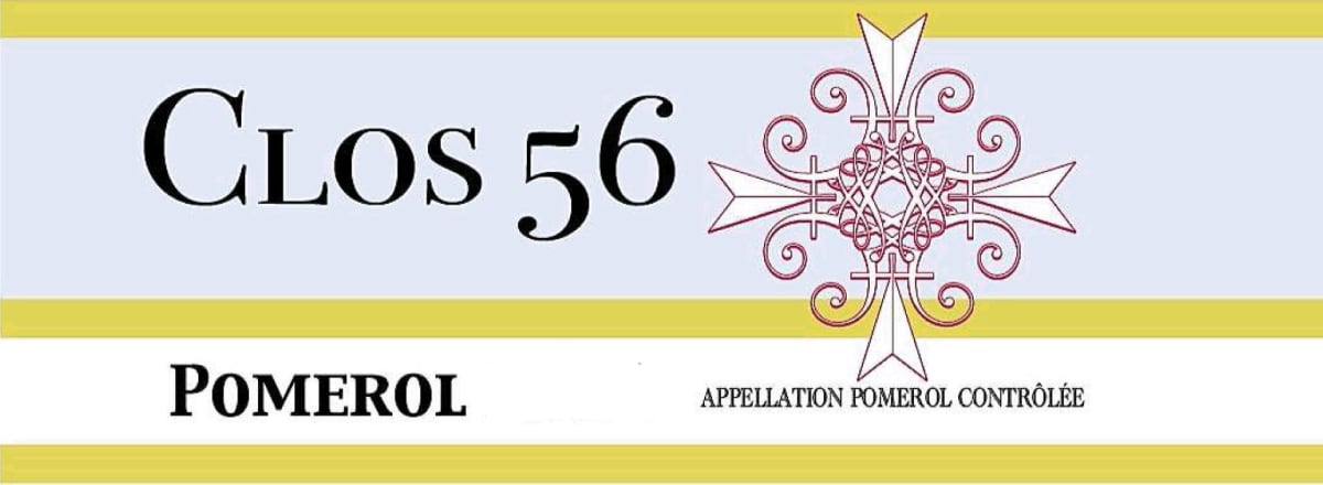 Domaines Bouyer Pomerol Clos 56 2014 Front Label