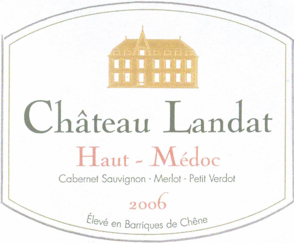 Domaines Fabre Chateau Landat 2006 Front Label