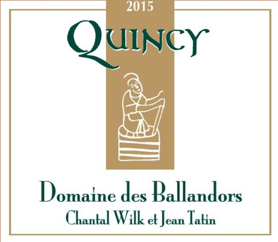 Domaines Tatin Quincy Domaine des Ballandors 2015 Front Label