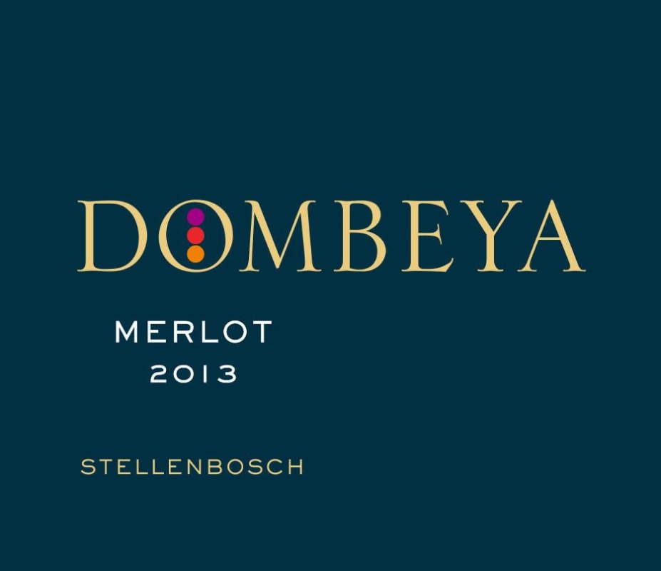 Dombeya Wines Merlot 2013 Front Label