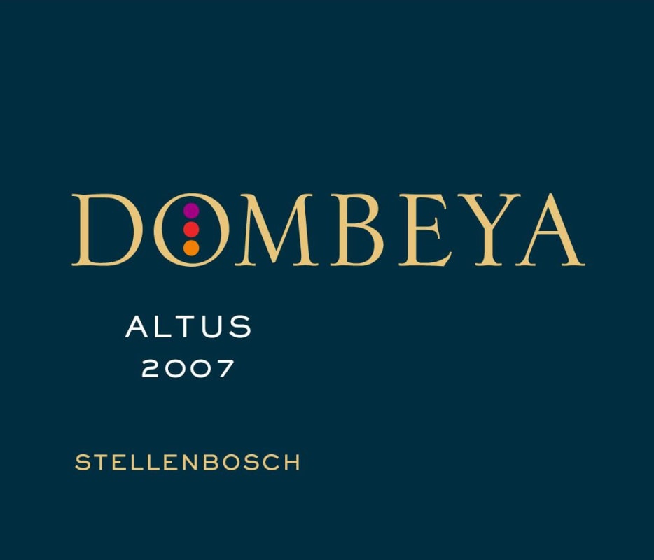 Dombeya Wines Altus Red 2007 Front Label