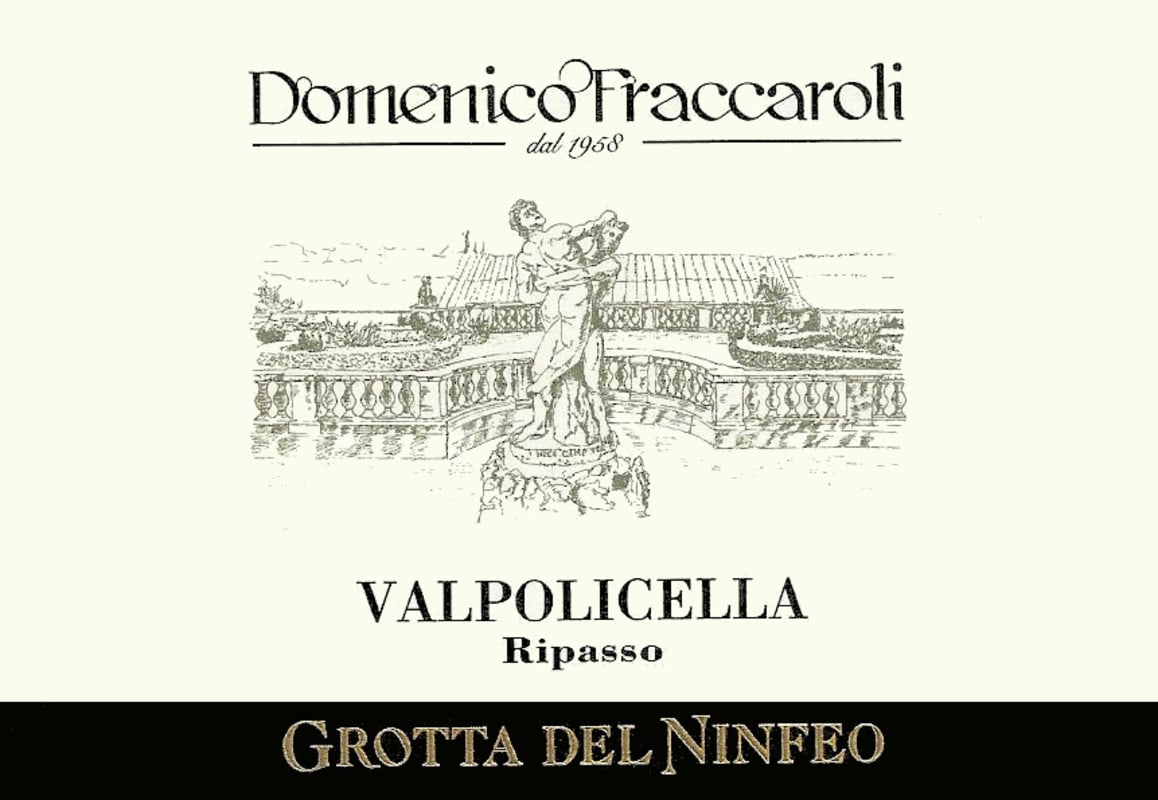 Domenico Fraccaroli Valpolicella Ripasso Grotta del Ninfeo 2010 Front Label