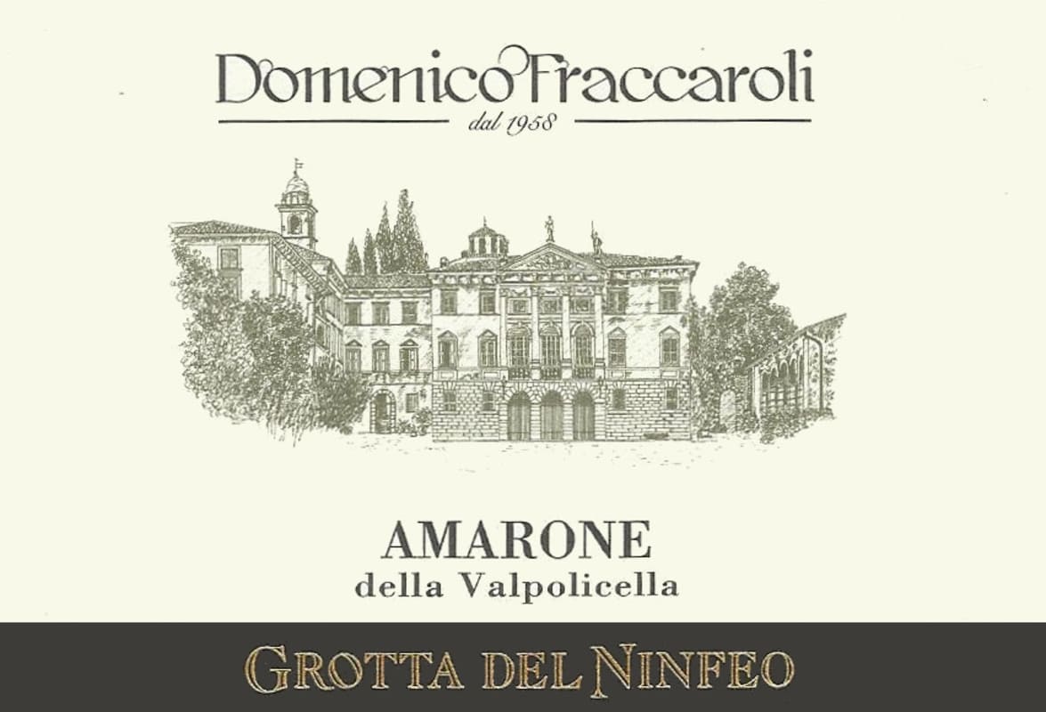 Domenico Fraccaroli Amarone della Valpolicella Grotta del Ninfeo 2008 Front Label