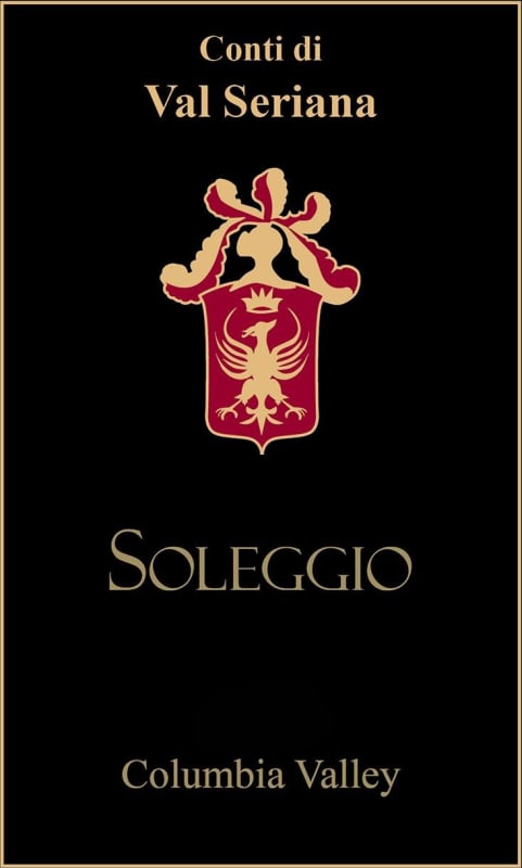 Apolloni Vineyards Conti di Val Seriana Soleggio 2012 Front Label