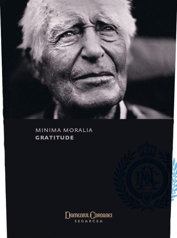 Domeniul Coroanei Segarcea Minima Moralia Gratitude Reconostinta Red 2009 Front Label