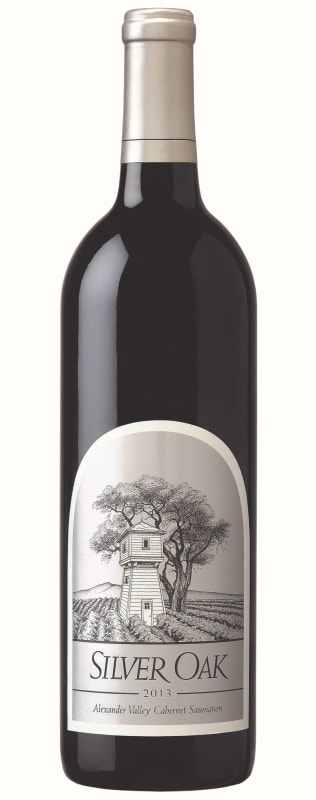 Silver Oak Alexander Valley Cabernet Sauvignon 2013 Front Bottle Shot