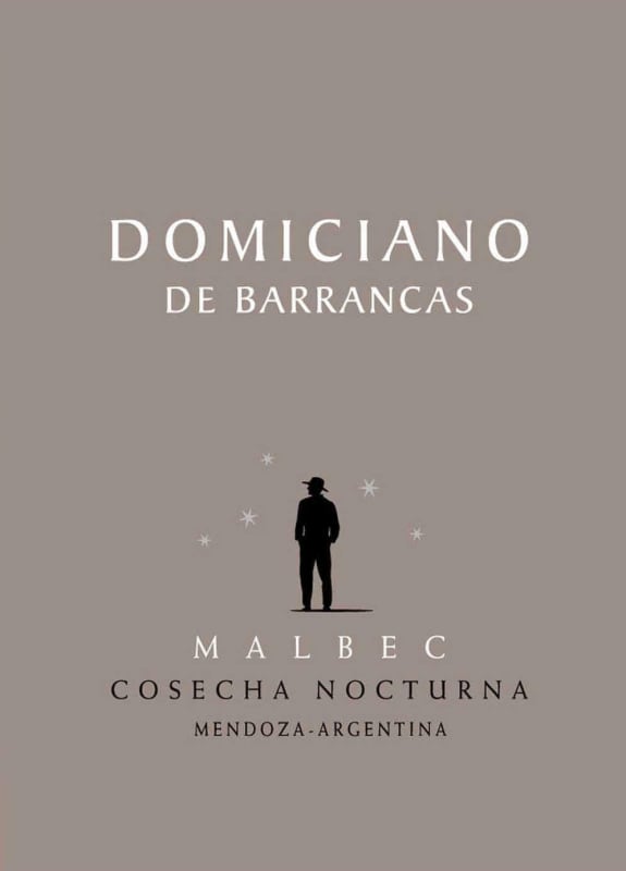 Domiciano de Barrancas Malbec 2013 Front Label