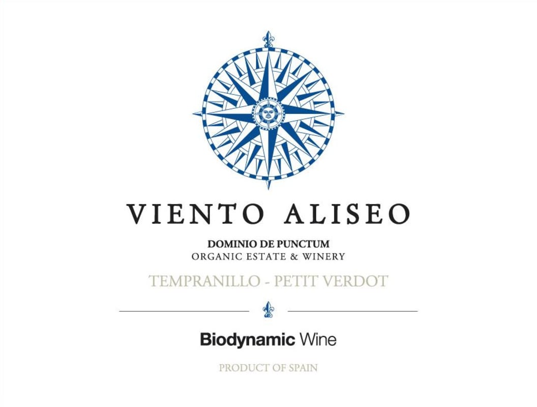 Dominio de Punctum Viento Aliseo Tempranillo - Petit Verdot 2015 Front Label