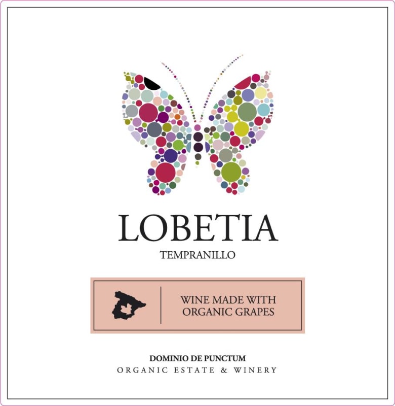 Dominio de Punctum Lobetia Tempranillo 2014 Front Label