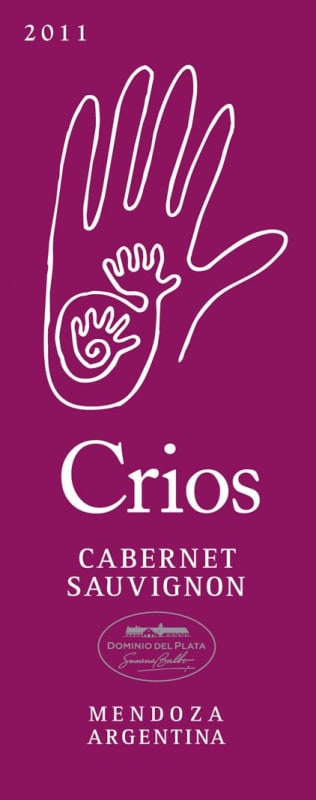 Dominio del Plata Crios Cabernet Sauvignon 2011 Front Label