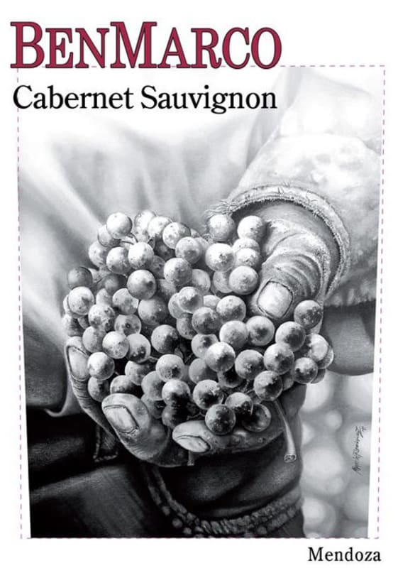 Dominio del Plata BenMarco Cabernet Sauvignon 2012 Front Label