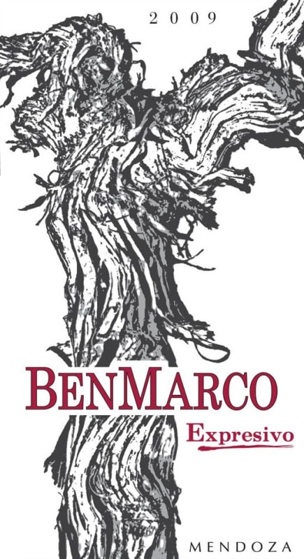 Dominio del Plata BenMarco Expresivo 2009 Front Label