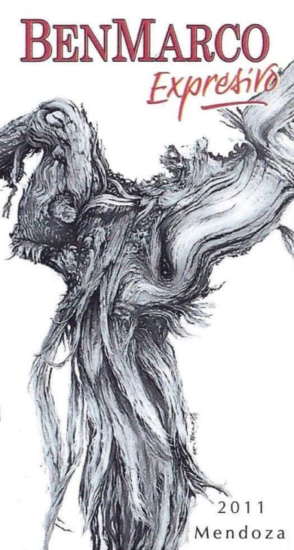 Dominio del Plata BenMarco Expresivo 2011 Front Label