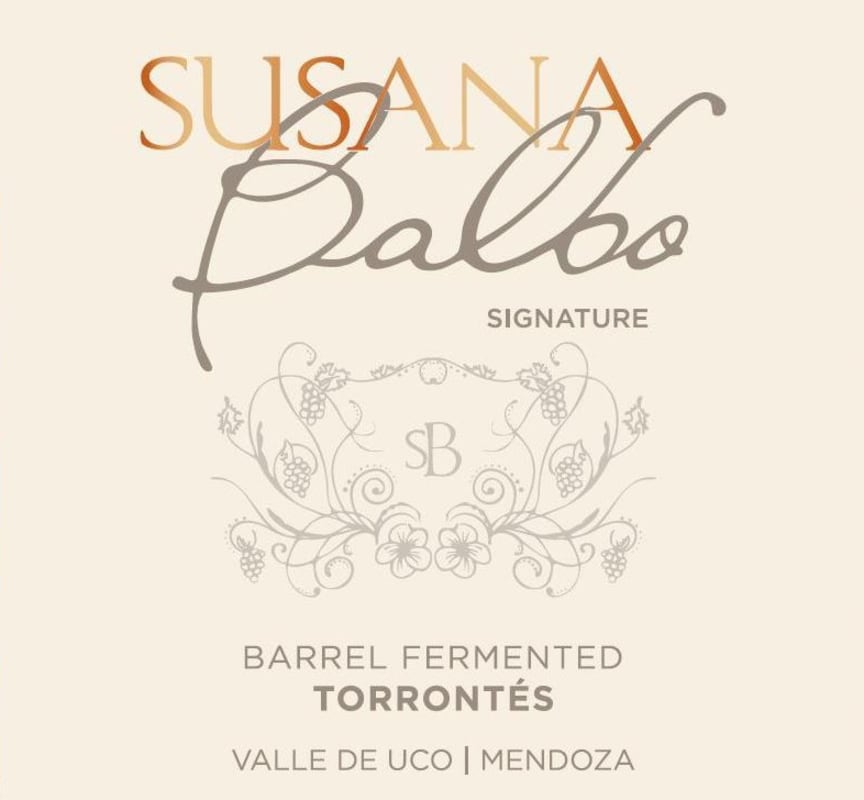 Dominio del Plata Susana Balbo Signature Barrel Fermented Torrontes 2014 Front Label
