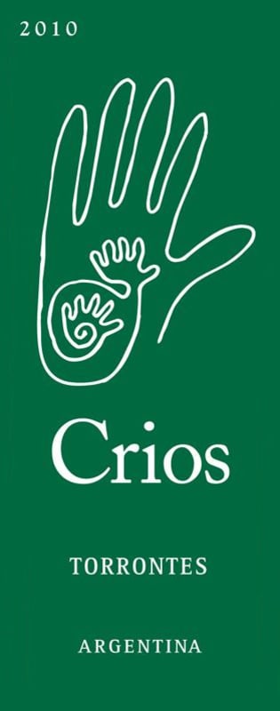 Dominio del Plata Crios de Susana Balbo Torrontes 2010 Front Label