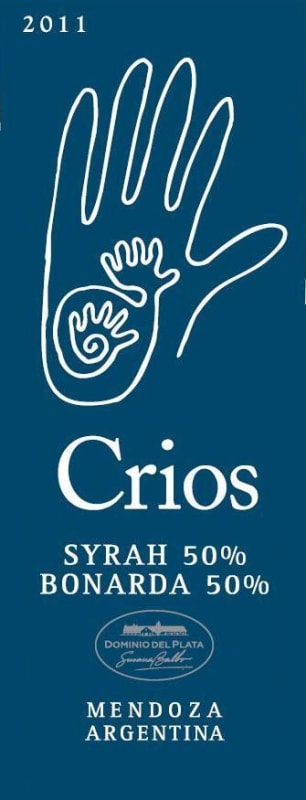 Dominio del Plata Crios de Susana Balbo Syrah Bonarda 2011 Front Label