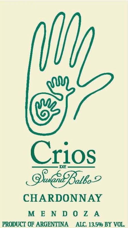 Dominio del Plata Crios de Susana Balbo Chardonnay 2015 Front Label