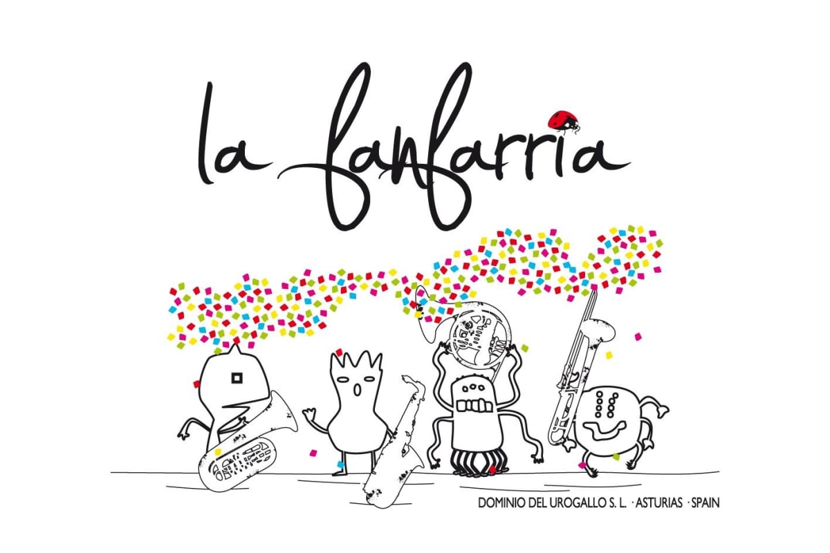 Dominio del Urogallo La Fanfarria 2013 Front Label
