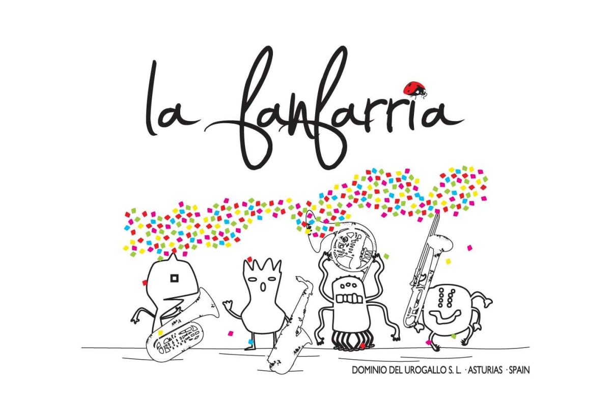 Dominio del Urogallo La Fanfarria 2014 Front Label