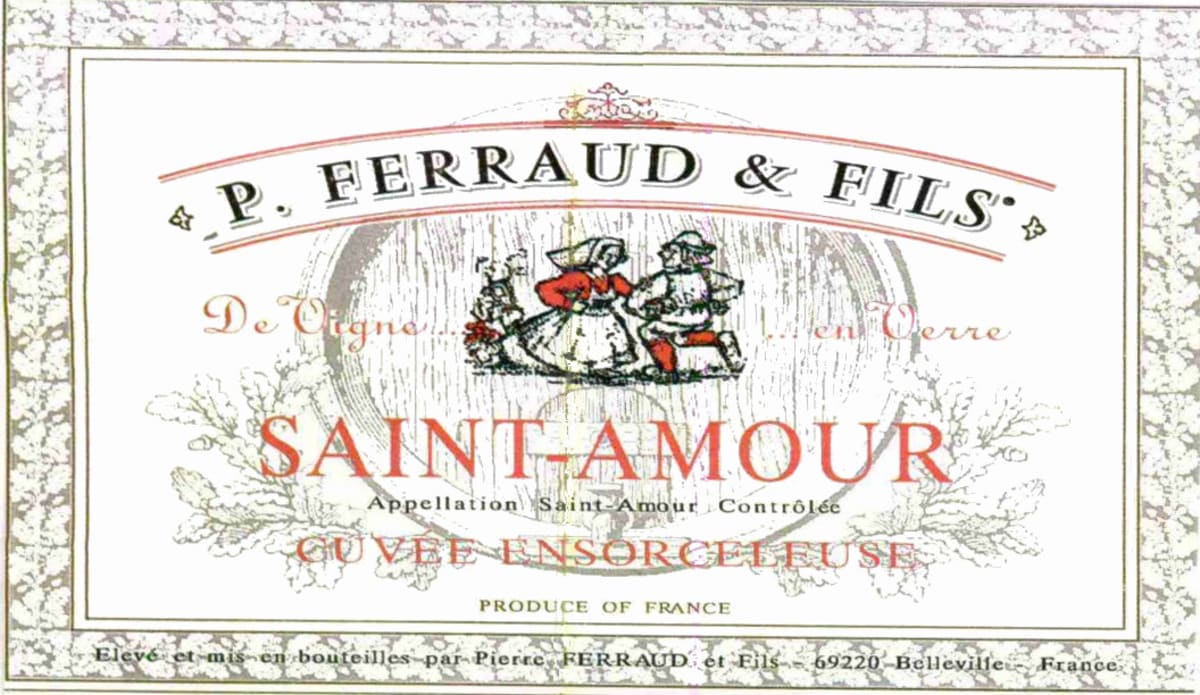 Dominique Ferraud Saint-Amour Cuvee Ensorceleuse 2013 Front Label