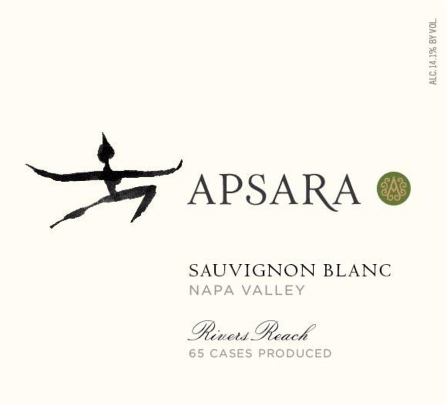Apsara Cellars Rivers Reach Sauvignon Blanc 2013 Front Label