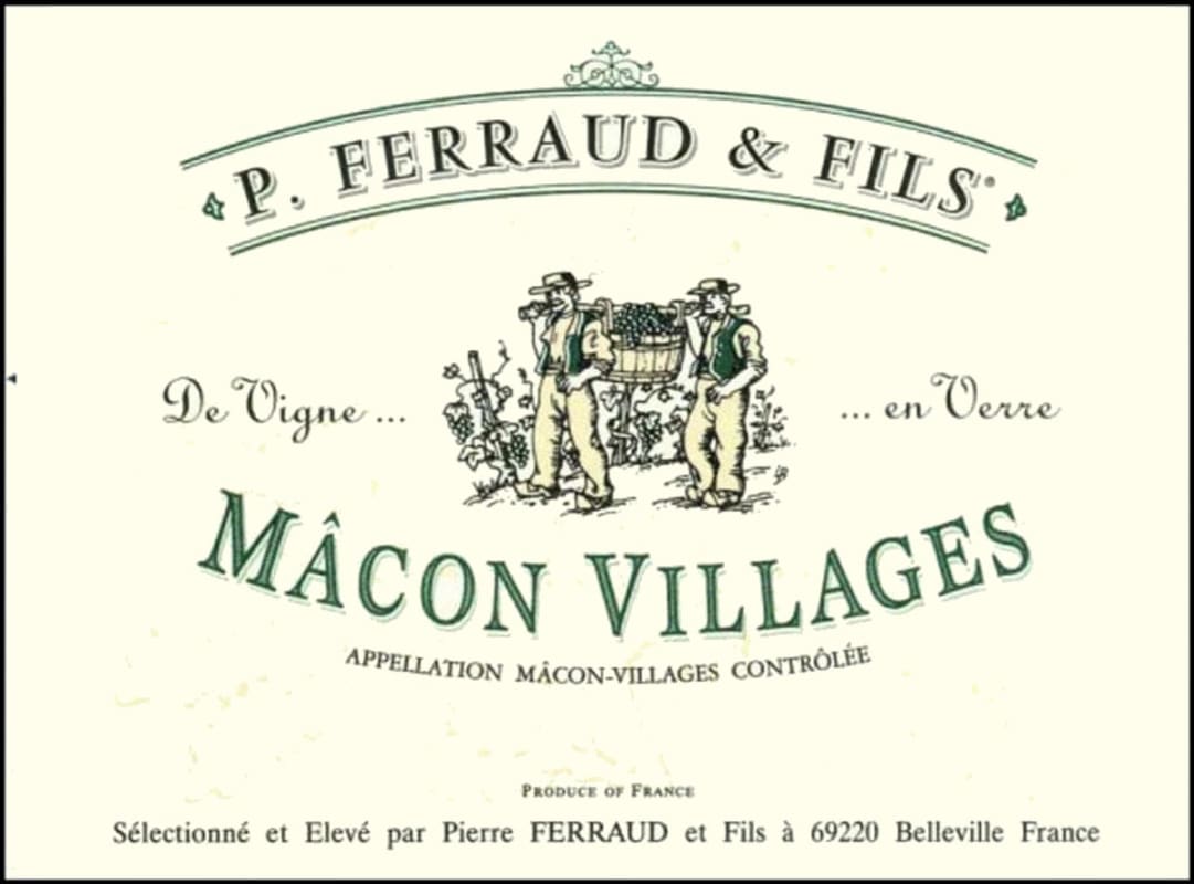 Dominique Ferraud Macon-Villages 2013 Front Label