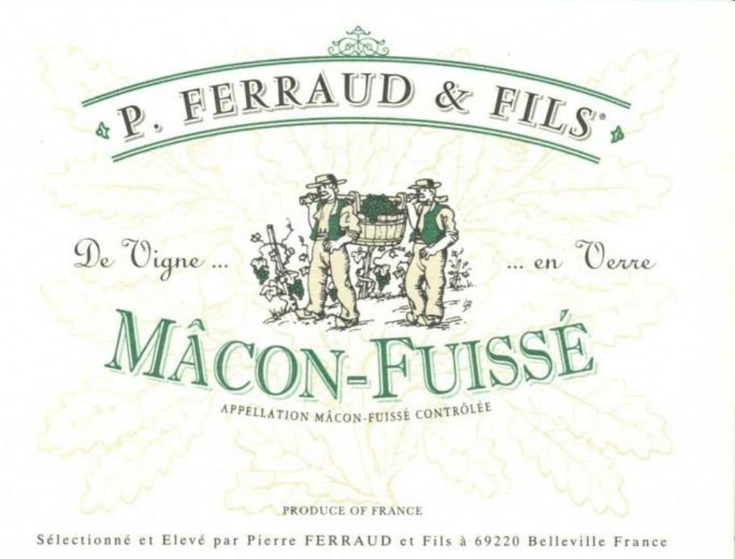 Dominique Ferraud Macon-Fuisse 2008 Front Label