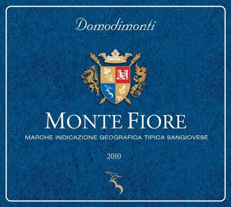 Domodimonti Monte Fiore Sangiovese 2010 Front Label