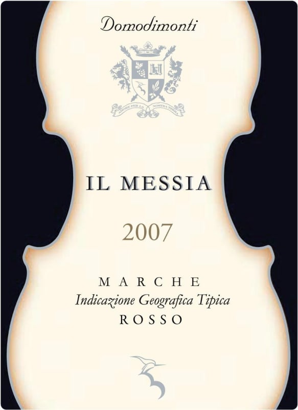 Domodimonti Marche Il Messia Rosso 2007 Front Label