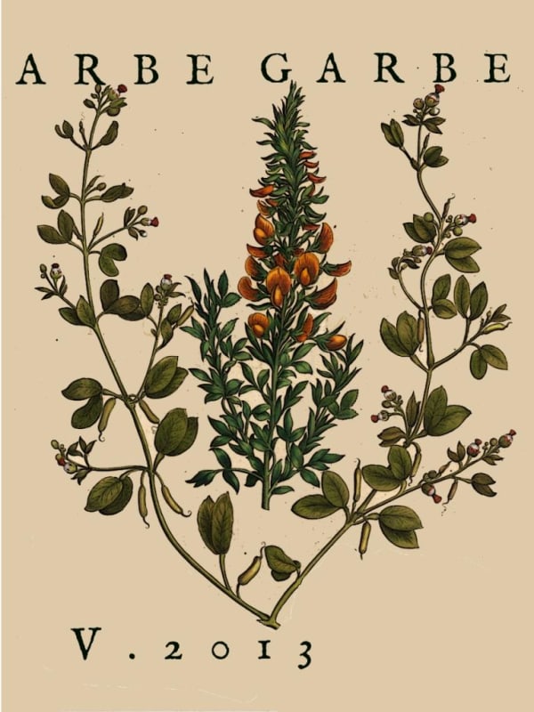 Arbe Garbe White Blend 2013 Front Label