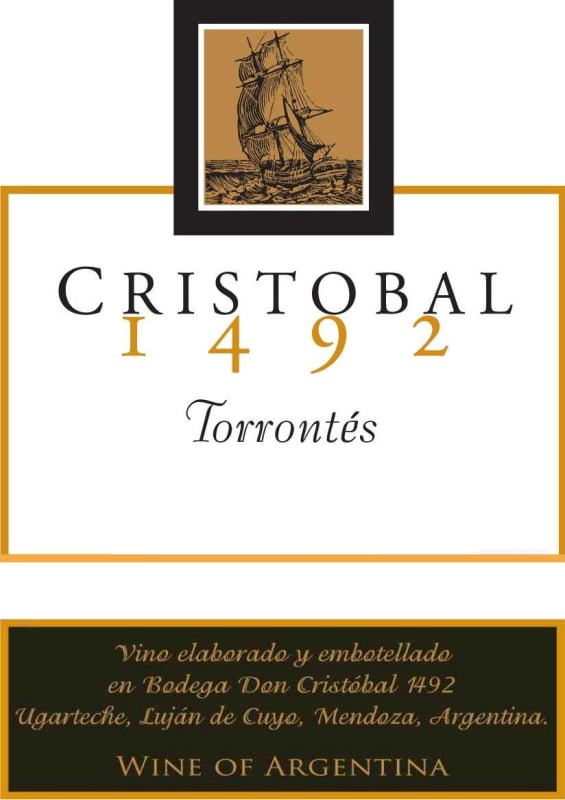Don Cristobal Torrontes 2012 Front Label