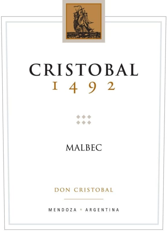 Don Cristobal Malbec 2013 Front Label