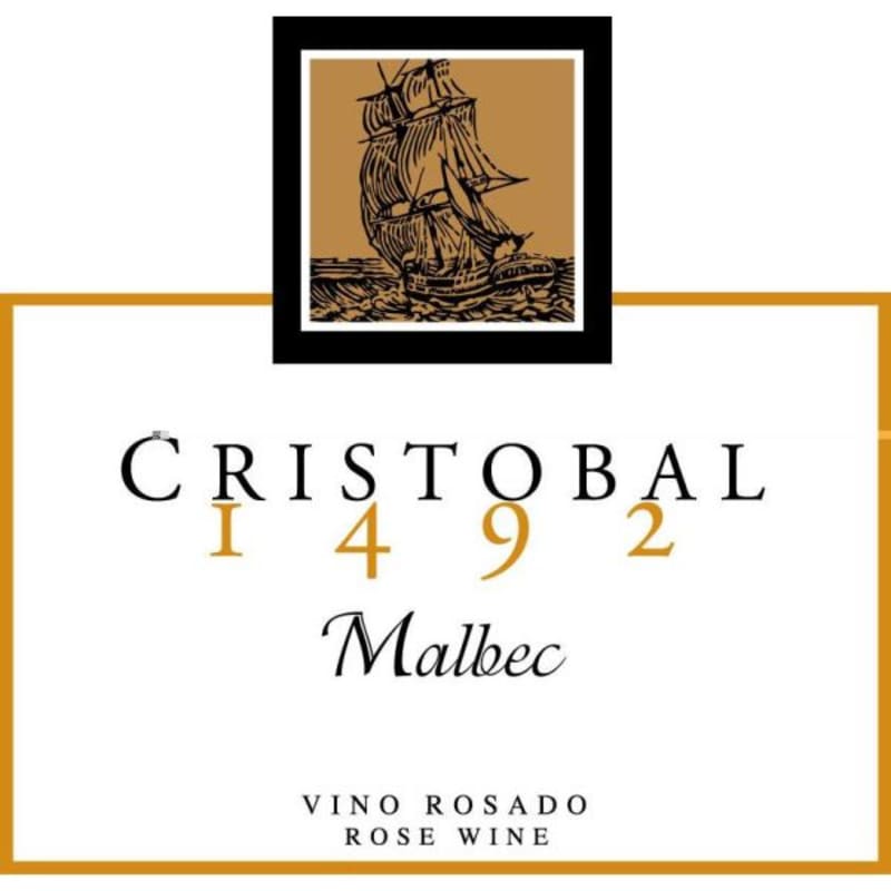 Don Cristobal 1492 Malbec Rose 2009 Front Label