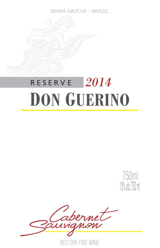 Don Guerino Reserva Cabernet Sauvignon 2014 Front Label