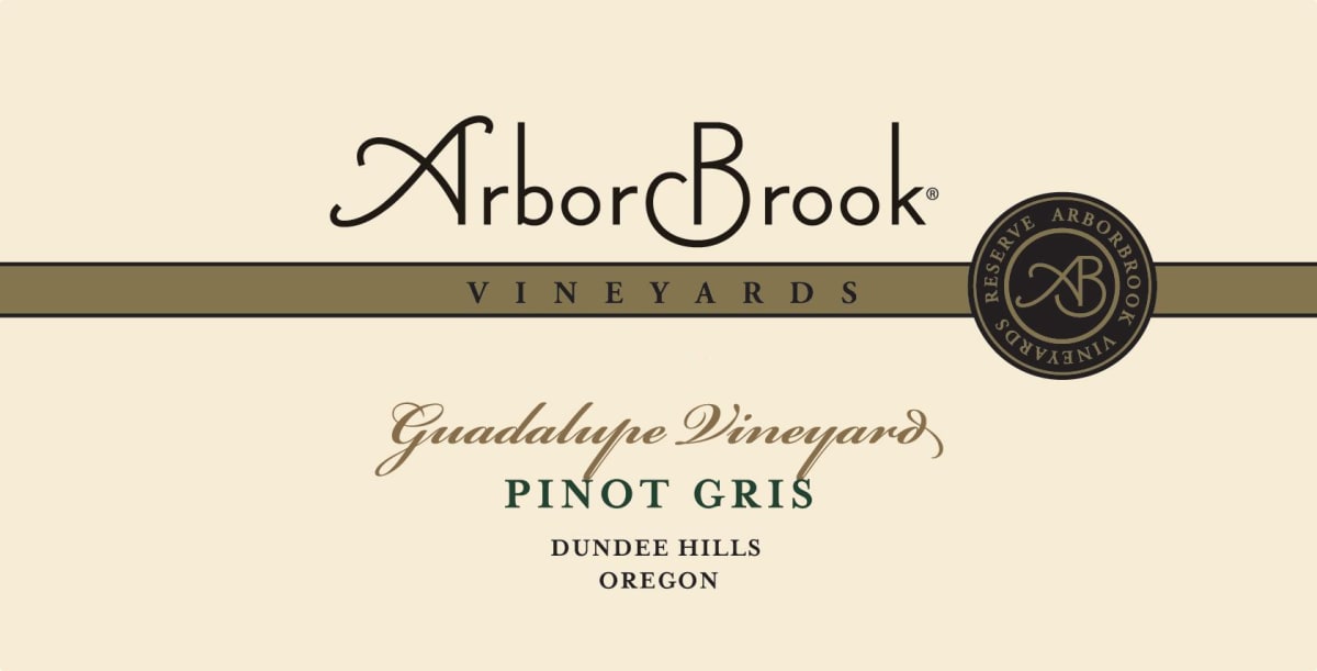 ArborBrook Vineyards Guadalupe Pinot Gris 2014 Front Label